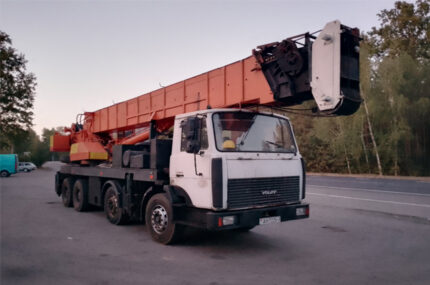Автокран КШТ-50.01(ШАССИ МЗКТ- 6923) 50 тонн